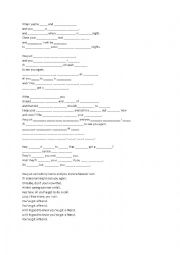 English Worksheet: Youve got a Friend By James Taylor Lyrics 