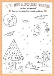 English Worksheet: Halloween * A - Z *