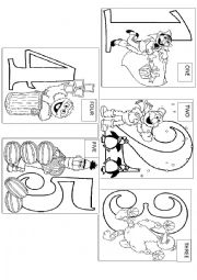 English Worksheet: numbers from 1 to 5