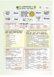 English Worksheet: Activate B1 book / Reduce reuse recycle/ re, non, less, ful, free.