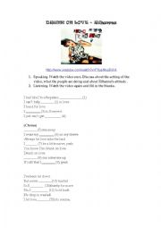 English Worksheet: DRUNK ON LOVE Rihanna