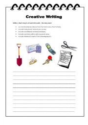 English Worksheet: Creative Writing