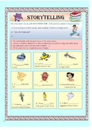 English Worksheet: Storytelling