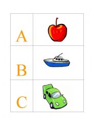 English Worksheet: THE ALPHABET - MEMORY GAME_1.part