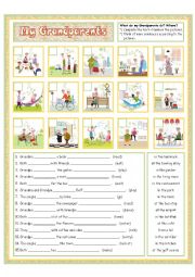 English Worksheet: My Grandparents