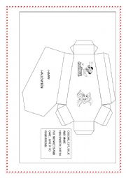 English Worksheet: halloween coffin