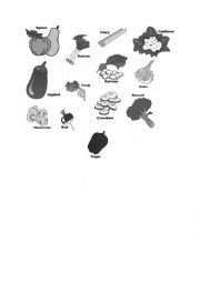 English Worksheet: Vegetable