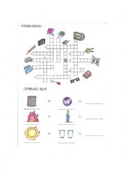 English Worksheet: Crossword