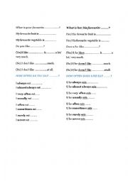 English Worksheet: A perfect way to teach simple present tense and frequency adverbs