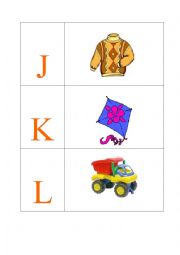 English Worksheet: THE ALPHABET - MEMORY GAME_2