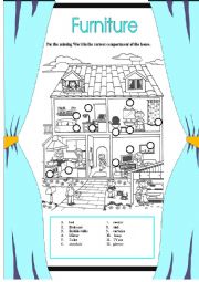 English Worksheet: FURNITURE