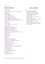 English Worksheet: Haven´t met you yet