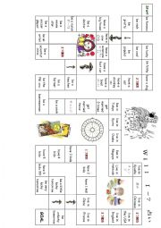 English Worksheet: Future Tense Board Game