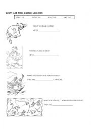 English Worksheet: Present Continuous- basic practice