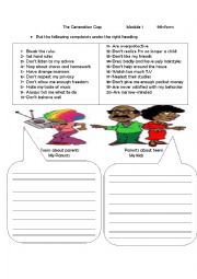 English Worksheet: The generation gap 