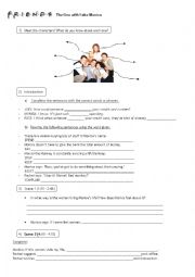 English Worksheet: Friends episode: TOW Fake Monica (verb patterns)