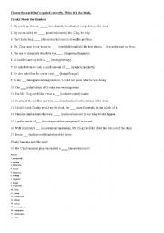 English Worksheet: spelled correctly. 