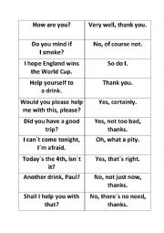 English Worksheet: MINI DIALOGUES