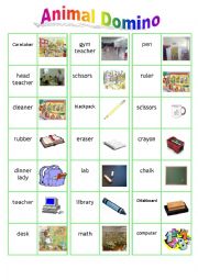 English Worksheet: domino