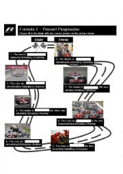 English Worksheet: Formula 1 - Present Progressive