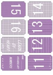 numbers mini book11-16