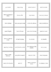 cards for practice of present simple- 4 pages