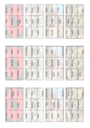 English Worksheet: Salem Trials Bingo