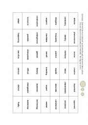 English Worksheet: Word Stress Maze 1