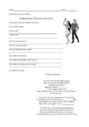 English Worksheet: Pocahontas 