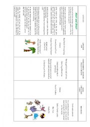 English Worksheet: Animals - Matching the image with the description