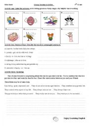 English Worksheet: Group Session: Family