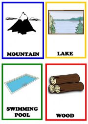 Camping flashcards