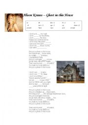English Worksheet: Alison Krauss - Ghost in this House
