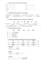 English Worksheet: Test