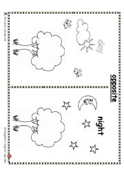 English Worksheet: Opposite Day and Night