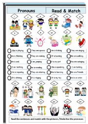 English Worksheet: Pronouns