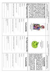 English Worksheet: Clubs : pair work