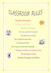 Classroom rules