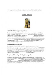 English Worksheet: Fernet Branca
