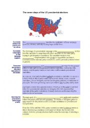 English Worksheet: The American Election Process