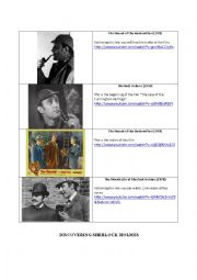 English Worksheet: Discovering Sherlock Holmes