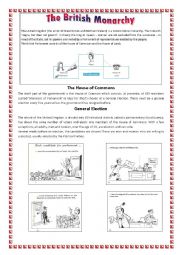 English Worksheet: The British Monarchy