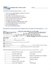 Progress test - elementary level - simple past, have to - comparatives