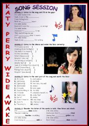 Song Roar Katy Perry - vocabulary practice - ESL worksheet by caiomachado