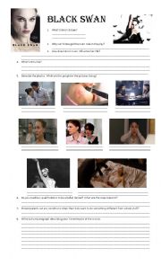 Movie Worksheet The Black Swan