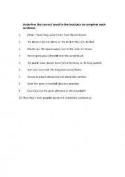 homophones worksheet