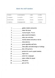 English Worksheet: Jobs/Occupations