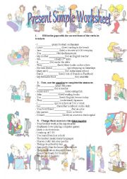 Present Simple Worksheet