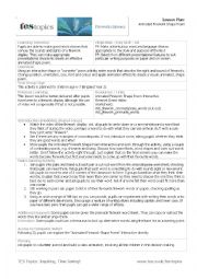 English Worksheet: lesson plan