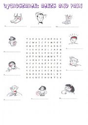 illness wordsearch